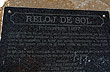 Placa indicadora 1997, reloj de sol - Photo: Jorge Gonz�lez