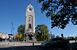 El reloj y la torre que lo alberga, construidos en 1938, Alta Gracia - Foto: Eduardo Epifanio