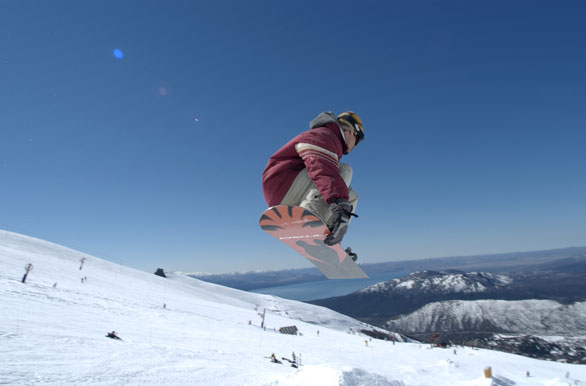 Excellent slopes for snowboarding