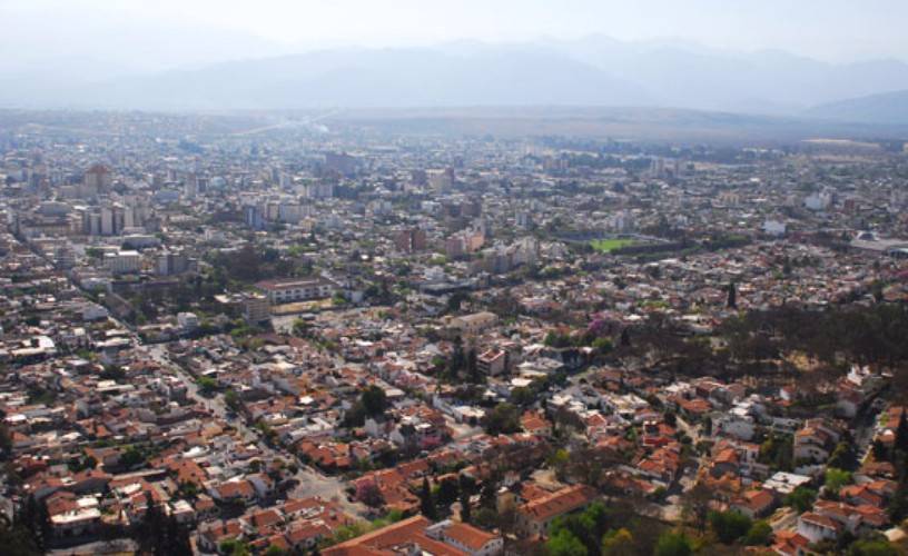 Vista de la ciudad de Salta desde el cerro