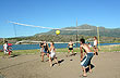 Volleyball at the reservoir - Photo: Pablo Etchevers