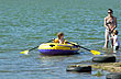 Paddling on board Challenger 2 - Photo: Pablo Etchevers