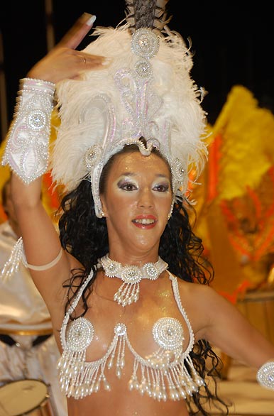 Pasista de la batucada de Kamarr