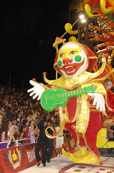 Carnaval de Gualeguaych� 2009: Carroza del rey Momo