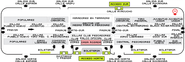 Plano del cors�dromo de Gualeguaych�