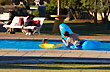 Amusement in the hot springs - Photo: Jorge Gonz�lez