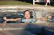 Total relax in the hot springs - Photo: Jorge Gonz�lez