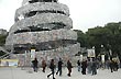 Babel Tower made of books - Photo: Pablo Etchevers