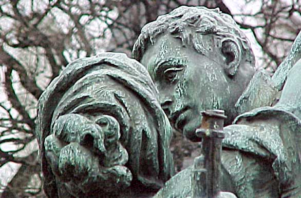 Detalle del monumento al General San Mart�n - Author: Santiago Gaudio