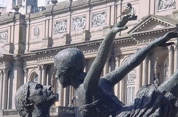 Bailarines Plaza Lavalle - Author: Pablo Etchevers