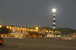 The lighthouse at night - Photo: Jorge Gonz�lez