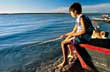 Niño pescando - Foto: Instituto de Desarrollo Turístico de Entre Ríos Niño pescando - Foto: Instituto de Desarrollo Turístico de Entre Ríos