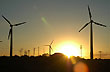 Sunset on the Wind Park - Photo: Jorge Gonz�lez