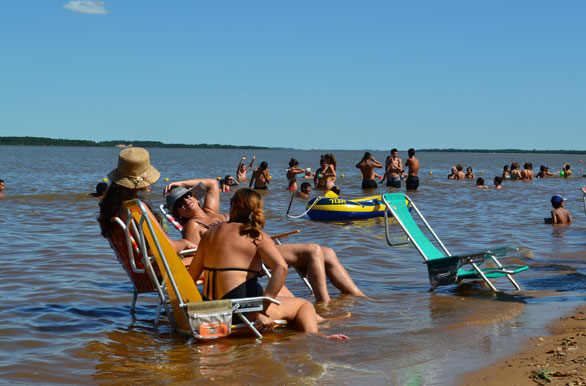 En las aguas del Río Uruguay