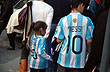 Messi en el coraz�n de los ni�os - Photo: Pablo Etchevers