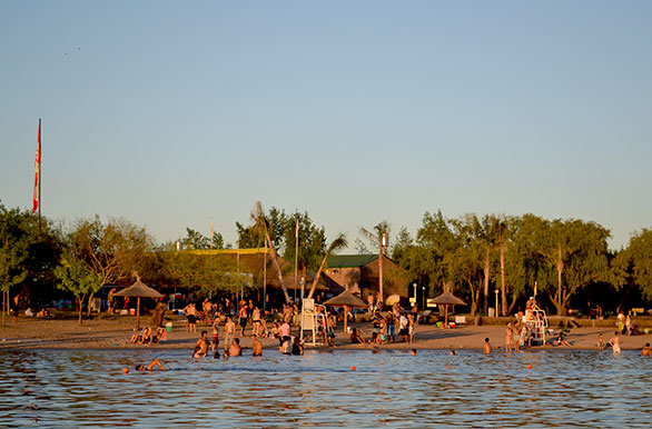 Balnearios en el río Gualeguaychú