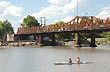 Puente de hierro sobre el Gualeguaych� - Foto: Jorge Gonz�lez