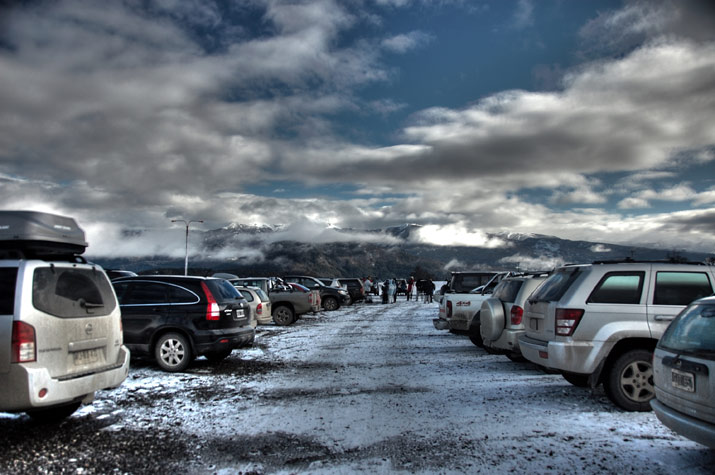 Parking lot at Chapelco, San Martn de los Andes - Author: Eduardo Epifanio