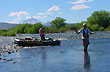 Fly-fishing in the Chimehuin River - Photo: Pablo Etchevers