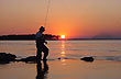 Pescando en el ocaso - Foto: Pablo Etchevers Pescando en el ocaso - Foto: Pablo Etchevers