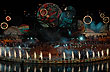 Fire and lights, Wine Harvest 2009 - Photo: Pablo Etchevers