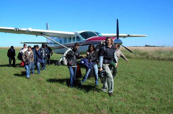 Concluy� el sobrevuelo sobre el Iber� - Autor: Pablo Etchevers