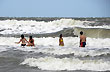 Jugando en las olas - Photo: Jorge Gonz�lez