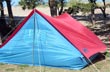 Carpas en la arena