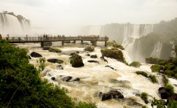 The Iguazu Falls from Brazil