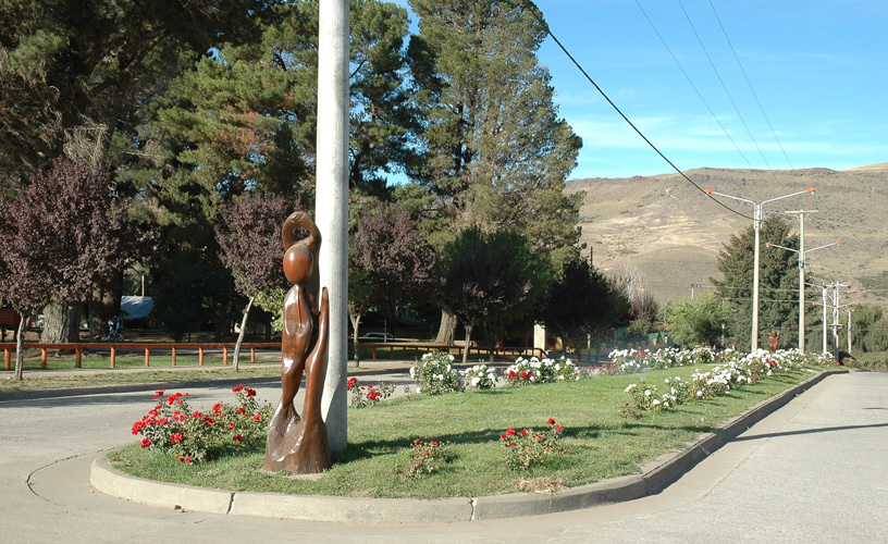 A typical town of the Province of Neuquén