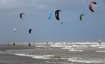Kite Surfing at Monte Hermoso