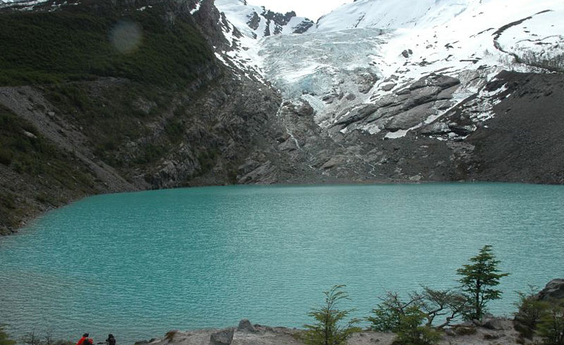 El glaciar Huemul