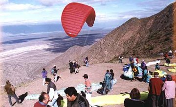 Paragliding over Famatina