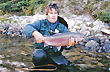Pesca junto al glaciar