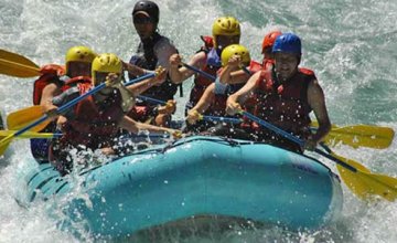 Rafting en el río Manso
