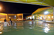 Hot Spring Waters under the Moonlight in La Paz 