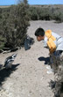 Ni�o y ping�ino - Foto: Jorge Gonz�lez