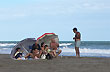 Meteando en la playa - Foto: Jorge Gonz�lez