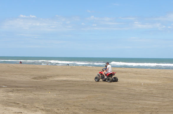 Aprovechando la playa - Author: Jorge Gonz�lez