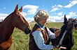 Vivina y sus caballos - Photo: Karina Jozami Vivina y sus caballos - Photo: Karina Jozami