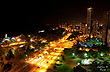Vista nocturna desde el Monumento a la Bandera, Rosario, Santa Fe - Photo: Andrea Rock
