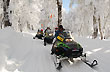 Motos en el bosque nevado - Photo: Jorge Gonz�lez
