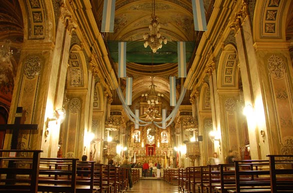 Inside the Cathedral of Tucumán