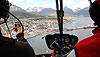 Flying over Ushuaia