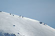 Esqu� extremo en el filo - Foto: Jorge Gonz�lez