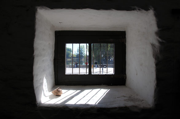 El Tajamar desde una ventana de la casa del Virrey Liniers