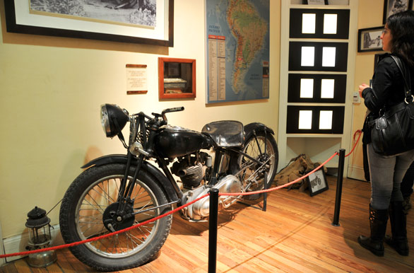 Idéntico modelo, moto utilizada por Ernesto Guevara 
