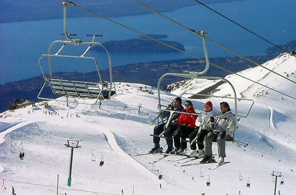 Four-seat chairlift