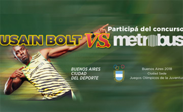 ¿Usain Bolt (el hijo del viento) VS el nuevo Metrobus (Ciudad de Buenos Aires)?