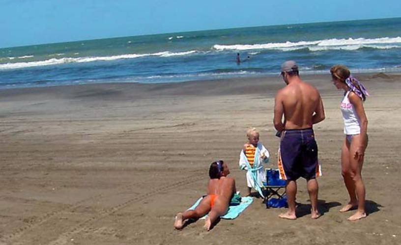 La costa atlántica de Buenos Aires en verano